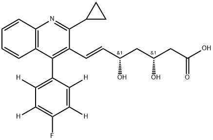Pitavastatin-d4 结构式