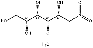 1-脱氧-1-硝基-D-艾杜糖醇半水合物 结构式