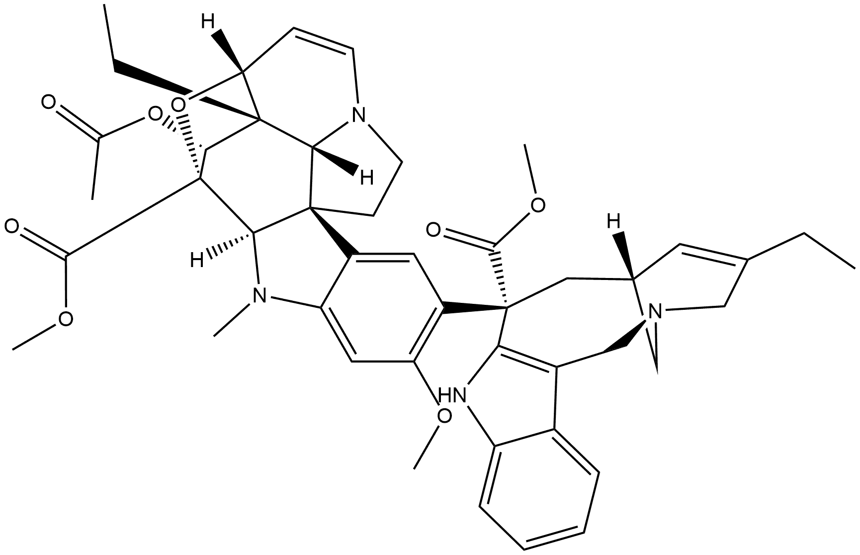 长春瑞滨EP杂质A(3AS,5S,2R-异构体) 结构式