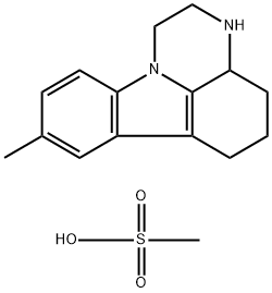 Pirlindole mesylate 结构式