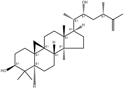 22-Hydroxycyclolaudenol 结构式