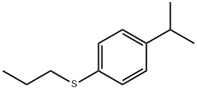 (4-isopropylphenyl)(propyl)sulfane 结构式