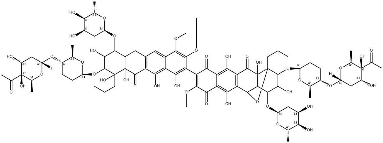 云雀霉素 G 结构式