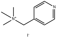 N,N,N-三甲基-1-(吡啶-4-基)甲铵碘化物 结构式