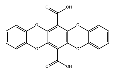 5,7,12,14-四氧杂并五苯-6,13-二甲酸 结构式