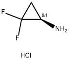 Cyclopropanamine, 2,2-difluoro-, hydrochloride (1:1), (1R)- 结构式