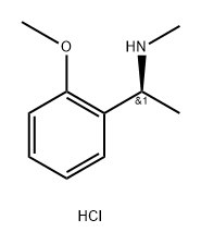 (1S)-1-(2-methoxyphenyl)ethyl](methyl)amine hydrochloride 结构式