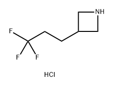 3-(3,3,3-TRIFLUOROPROPYL)AZETIDINE HYDROCHLORIDE 结构式