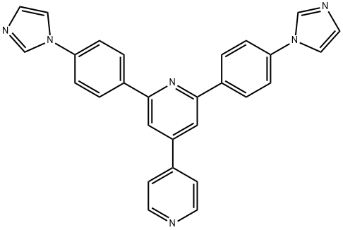 2,6-双(4-(1H-咪唑-1-基)苯基)-4,4'-联吡啶 结构式