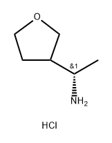 3-Furanmethanamine, tetrahydro-α-methyl-, hydrochloride (1:1), (αS)- 结构式