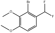 2-溴-1-(二氟甲基)-3,4-二甲氧基苯 结构式