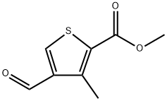 4-甲酰基-3-甲基噻吩-2-羧酸甲酯 结构式