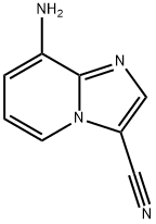 8-aminoimidazo[1,2-a]pyridine-3-carbonitrile 结构式