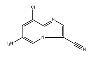 6-amino-8-chloroimidazo[1,2-a]pyridine-3-carbonitrile 结构式