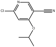6-Chloro-4-(1-methylethoxy)-3-pyridinecarbonitrile 结构式