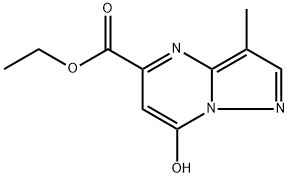 ethyl 7-hydroxy-3-methylpyrazolo[1,5-a]pyrimidine-5-carboxylate 结构式