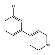 6-氯-1',2',3',6'-四氢-2,4'-联吡啶 结构式