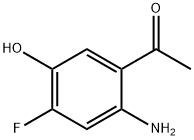 1-(2-氨基-4-氟-5-羟基苯基)乙-1-酮 结构式