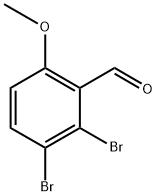 2,3-dibromo-6-methoxybenzaldehyde 结构式