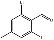 2-bromo-6-iodo-4-methylbenzaldehyde 结构式