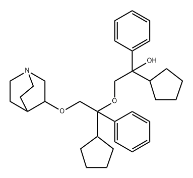 戊乙奎醚杂质1(盐酸盐) 结构式