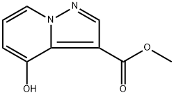 4-羟基吡唑并[1,5-A]吡啶-3-羧酸甲酯 结构式