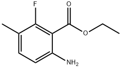 6-氨基-2-氟-3-甲基苯甲酸乙酯 结构式