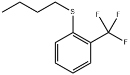 butyl(2-(trifluoromethyl)phenyl)sulfane 结构式