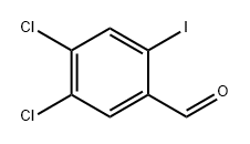 4,5-Dichloro-2-iodobenzaldehyde 结构式