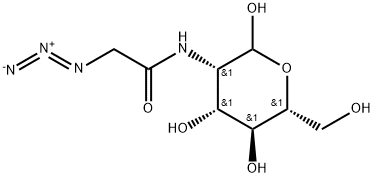 D-MANNOPYRANOSE, 2-[(2-AZIDOACETYL)AMINO]-2-DEOXY- 结构式