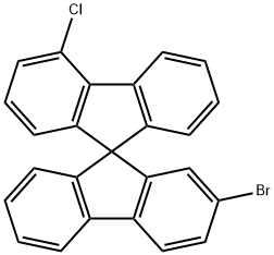 2-溴-4'-氯-9,9'-螺二芴 结构式