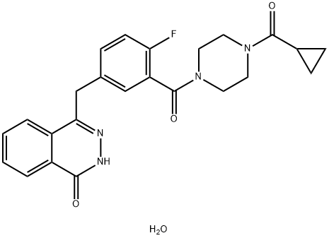 奥拉帕利一水合物(B晶) 结构式