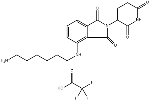 Thalidomide-NH-C6-NH2 TFA 结构式