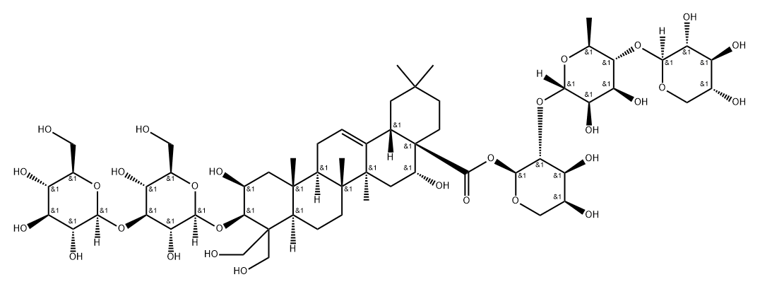 Platycoside A 结构式