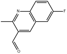 6-fluoro-2-methylquinoline-3-carbaldehyde 结构式