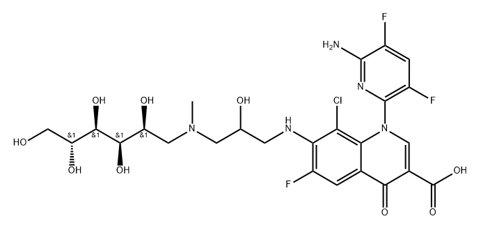 Delafloxacin Impurity 5 结构式