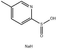 5-甲基-吡啶-2-亚磺酸钠 结构式