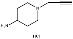 1-(丙-2-炔-1-基)哌啶-4-胺二盐酸盐 结构式