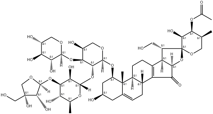 Trillikamtoside R 结构式