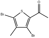 1-(3,5-Dibromo-4-methyl-2-thienyl)ethanone 结构式