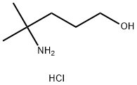 4-Amino-4-methylpentan-1-ol hydrochloride 结构式