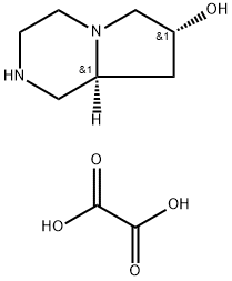 (7R,8aS)-octahydropyrrolo[1,2-a]piperazin-7-o oxalic acid 结构式