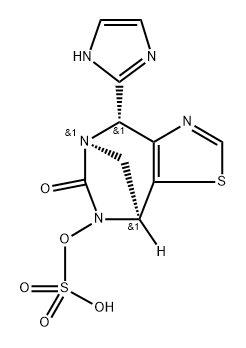 REL-(4R,5S,8R)-4,8-DIHYDRO-4-(1H-IMIDAZOL-2-YL) -6-OXO-5,8-METHANO-5H-THIAZOLO[4,5-E][1,3] DIAZEPIN- 结构式