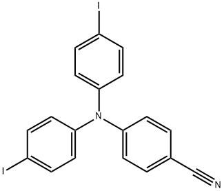 4-[双(4-碘苯基)氨基]苄腈 结构式