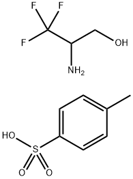 2-氨基-3,3,3-三氟丙烷-1-醇 4-甲基苯磺酸负离子 结构式