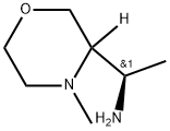 3-Morpholinemethanamine, α,4-dimethyl-, (αR)- 结构式