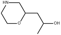 2-Morpholineethanol, α-methyl- 结构式