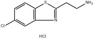 2-(5-氯苯并[D]噻唑-2-基)乙-1-胺盐酸盐 结构式