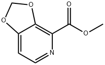 1,3]Dioxolo[4,5-c]pyridine-4-carboxylic acid methyl ester 结构式