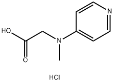 N-甲基-N-(吡啶-4-基)甘氨酸盐酸盐 结构式